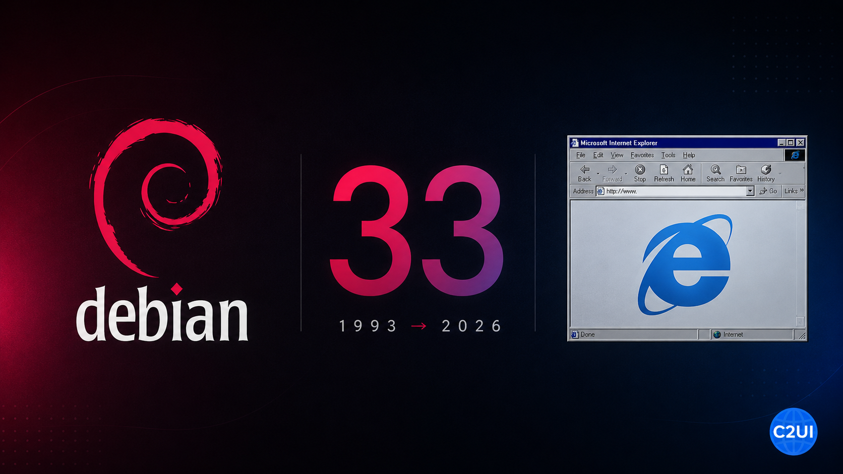 Debian Turns 33 the Same Day Internet Explorer Was Born